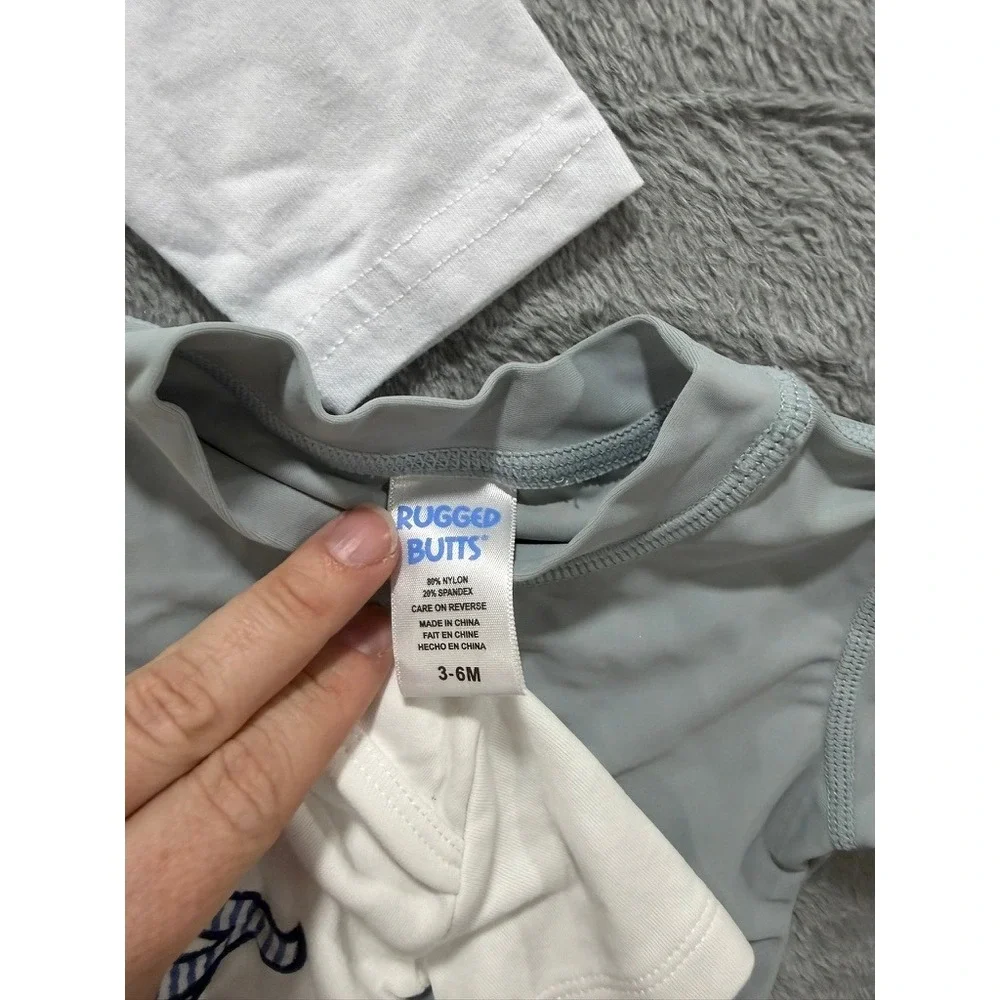 Baby Boy Clothing Bundle 3-6M Easy-Peasy Rugged Butts Janie and Jack 8pc Lot‎